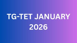 TGTET January 2026